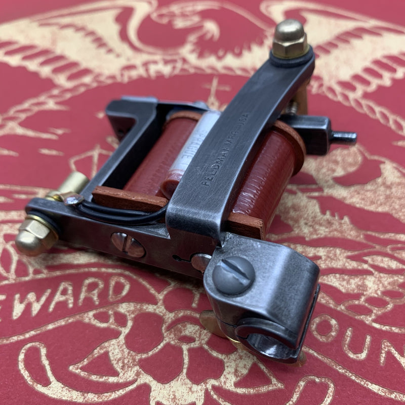 FTCO Build 003, hand-built tattoo machine by Feldman Tool Co. Built Sep. 2020.