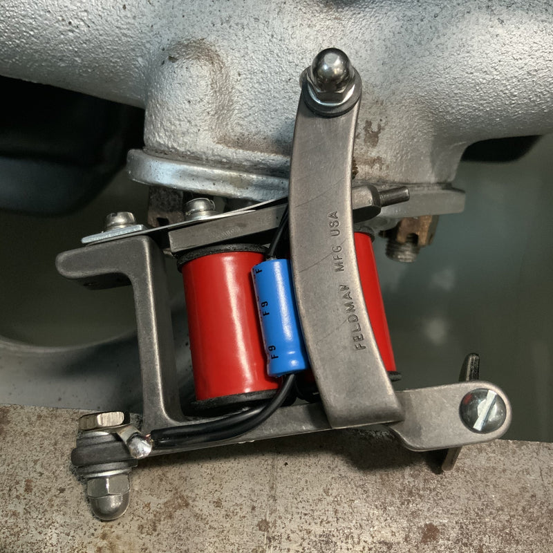 FTCO Build 014, hand-built tattoo machine by Feldman Tool Co. Built Dec. 2019.