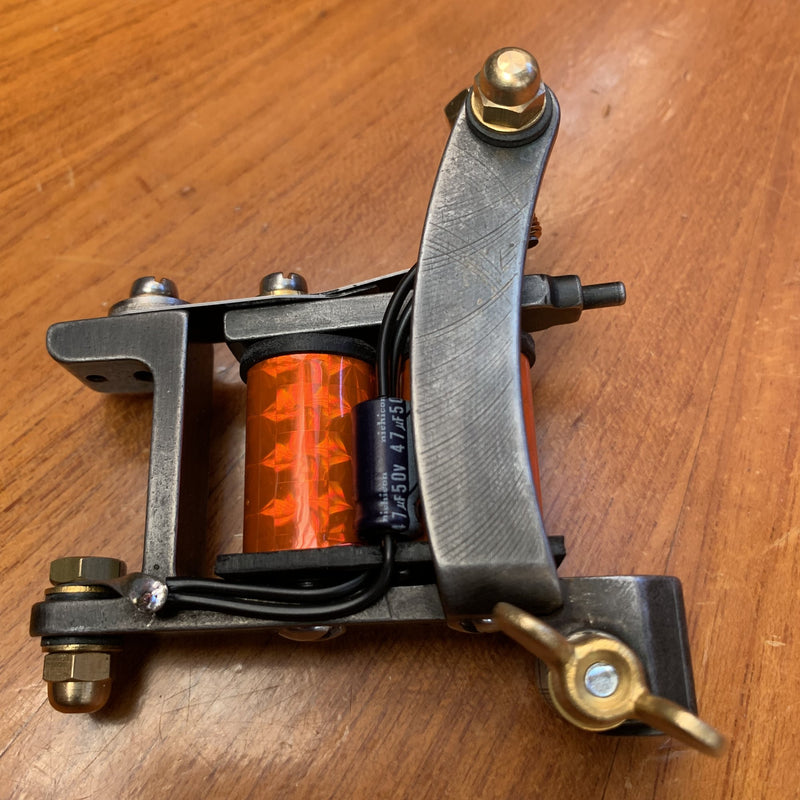 FTCO Build 015, hand-built tattoo machine by Feldman Tool Co. Built Oct. 2019.