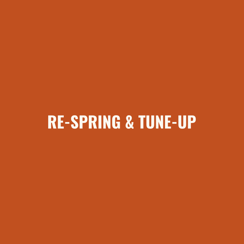 Re-spring & Tune-up Repair Credit placeholder